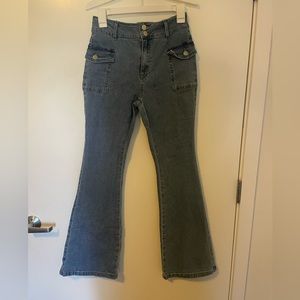 High Waist Flare Jeans
